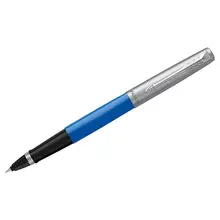 Ручка-роллер Parker "Jotter Originals Blue Chrom СT" черная 08 мм. подарочная упаковка