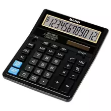 Калькулятор настольный Eleven SDC-888TII, 12 разрядов, двойное питание, 158*203*31 мм. черный