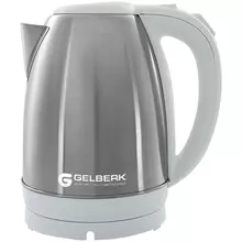 Чайник электрический Gelberk GL-450 18 л. 1500Вт нержавеющая сталь белый