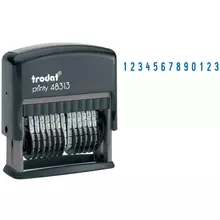 Нумератор автоматический Trodat 48313, 42*3,8 мм. 13 разрядов, пластик (53198) 