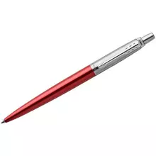Ручка шариковая Parker "Jotter Kensington Red CT" синяя 10 мм. кнопочн. подарочная упаковка