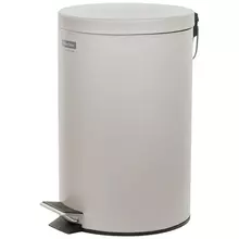 Ведро-контейнер для мусора (урна) OfficeClean Professional, 12 л. серое, матовое
