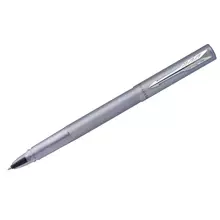 Ручка-роллер Parker "Vector XL Silver Blue" черная 08 мм. подарочная упаковка
