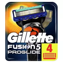 Кассеты для бритья сменные Gillette "Fusion Proglide" 4 шт.
