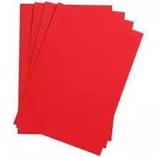 Цветная бумага 500*650 мм. Clairefontaine "Etival color" 24 л. 160г./м2 ярко-красный легкое зерно 30%хлопка 70%целлюлоза