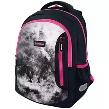 Рюкзак Berlingo Boom "Black-pink style" 385*29*12 см. 2 отделения 3 кармана анатомическая ЭВА спинка