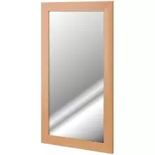 Зеркало настенное прямоугольное Мета Мебель 500*20*880 мм. МДФ бук