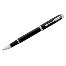 Ручка-роллер Parker "IM Essential Muted Black CT" черная 08 мм. подарочная упаковка