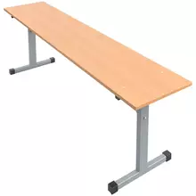 Скамья для стола обеденного Мета Мебель 3-местная 1500*320*460 каркас серый ЛДСП бук