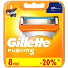 Кассеты для бритья сменные Gillette "Fusion", 8 шт.