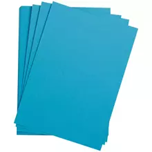 Цветная бумага 500*650 мм, Clairefontaine "Etival color", 24 л. 160 г/м2, бирюзовый, легкое зерно, 30%хлопка, 70%целлюлоза