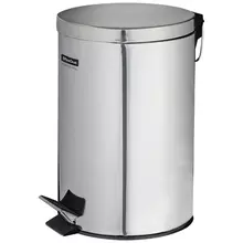Ведро-контейнер для мусора (урна) OfficeClean Professional, 20 л. нержавеющая сталь, хром