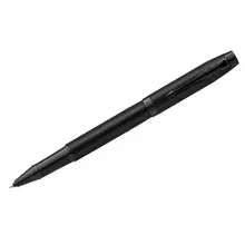 Ручка-роллер Parker "IM Achromatic Black" черная 08 мм. подарочная упаковка