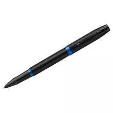 Ручка-роллер Parker "IM Professionals Marine Blue BT" черная 08 мм. подарочная упаковка