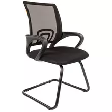 Конференц-кресло Chairman 696 V металл черный ткань TW-01 черная