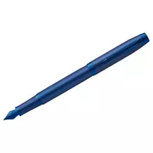 Ручка перьевая Parker "IM Professionals Monochrome Blue" синяя 10 мм. подарочная упаковка