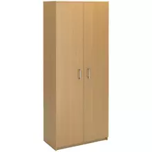 Шкаф для одежды двухдверный с выдвижной штангой МФ Виско Стиль/Бук 820*430*2030