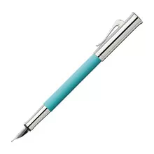 Ручка перьевая Graf von Faber-Castell "Guilloche Turquoise Fine" подарочная упаковка