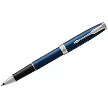 Ручка-роллер Parker "Sonnet Subtle Blue СT" черная 08 мм. подарочная упаковка