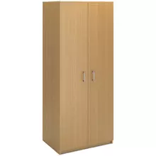 Шкаф для одежды двухдверный с горизонтальной штангой МФ Виско Стиль/Бук 820*580*2030