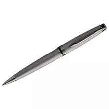 Ручка шариковая Waterman "Expert Metallic Silver RT" синяя 10 мм. подарочная упаковка