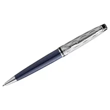Ручка шариковая Waterman "Expert SE Deluxe Blue CT" синяя 10 мм. подарочная упаковка