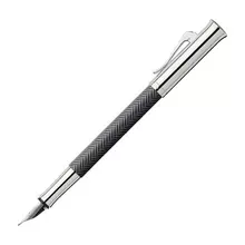 Ручка перьевая Graf von Faber-Castell "Guilloche Ciselé Anthracite Medium" подарочная упаковка