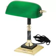 Лампа настольная Delucci зеленый мрамор