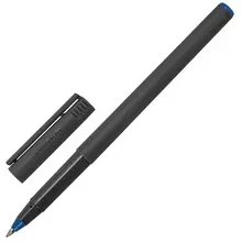 Ручка-роллер Uni-Ball II Micro синяя корпус черный узел 05 мм. линия 024 мм. UB-104 Blue