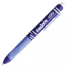 Ручка стираемая гелевая автоматическая CARIOCA (Италия) "Oops" синяя узел 1 мм. линия письма 07 мм.