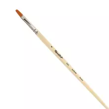 Кисть художественная ROUBLOFF (Рублев) синтетика жесткая овальная № 8 длинная ручка