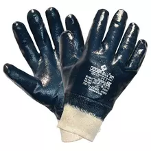 Перчатки хлопковые DIGGERMAN РП, нитриловое покрытие (облив) размер 9 (L) синие