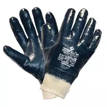 Перчатки хлопковые DIGGERMAN РП, нитриловое покрытие (облив) размер 11 (XXL) синие