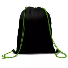 Мешок для обуви Brauberg плотный карман на молнии подкладка 43х33 см. "Neon Green"