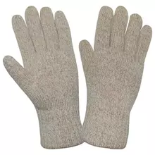 Перчатки шерстяные АЙСЕР, утепленные, размер 11 (XXL) бежевые