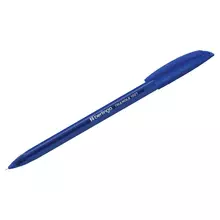 Ручка шариковая Berlingo "Triangle 100T" синяя 07 мм. трехгран. игольчатый стержень