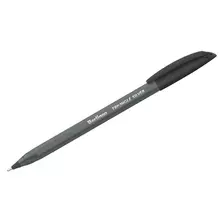 Ручка шариковая Berlingo "Triangle Silver" черная 10 мм. трехгран.