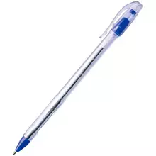 Ручка шариковая Crown "Oil Jell" синяя 07 мм. штрих-код