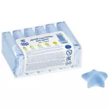 Легкий пластилин для лепки Мульти-Пульти голубой 6 шт. 60 г. прозрачный пакет