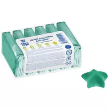 Легкий пластилин для лепки Мульти-Пульти темно-зеленый 6 шт. 60 г. прозрачный пакет