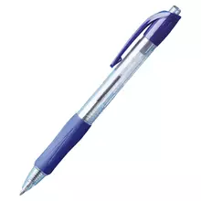 Ручка шариковая автоматическая Crown "CEO Ball" синяя, 0,7 мм. грип