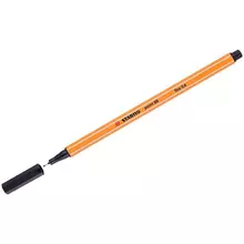 Ручка капиллярная Stabilo "Point 88" черная 04 мм.