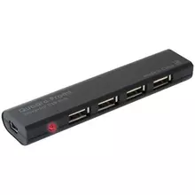 Разветвитель USB Defender Quadro Promt USB2.0-хаб 4 порта черный