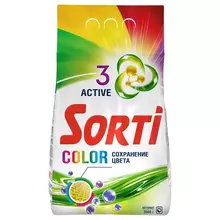 Порошок для машинной стирки Sorti "Color", 3кг