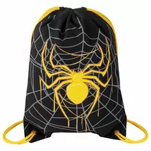 Мешок для обуви Brauberg Premium карман подкладка светоотражайка 43х33 см. "Venomous spider"