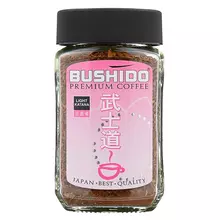 Кофе растворимый BUSHIDO "Light Katana" сублимированный 100 г. 100% арабика стеклянная банка