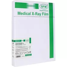 Рентгеновская пленка зеленочувствительная SFM X-Ray GF комплект 100 л. 24х30 см.