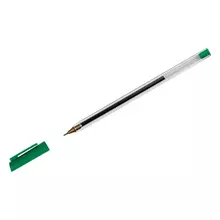 Ручка шариковая Стамм. "800" зеленая 07 мм.