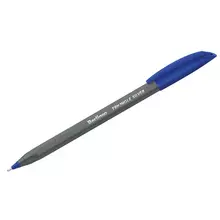 Ручка шариковая Berlingo "Triangle Silver" синяя 10 мм. трехгран.
