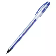 Ручка гелевая Crown "Hi-Jell Needle" синяя 05 мм. игольчатый стержень